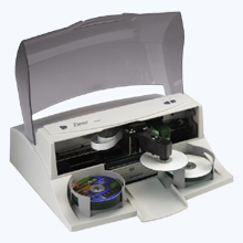 Bravo II Autoprinter - cd dvd label printer automatisch printen inkjet labels recordable cd-r dvd-r disks