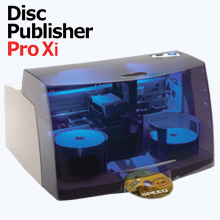 Primera Bravo DP Pro Xi CD/DVD - cd dvd beprinten dupliceren primera bravo disc publisher pro xi robot duplicator printer twee branders